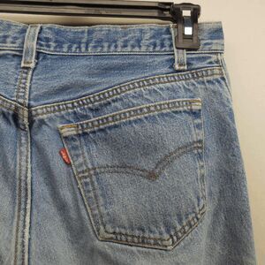 Vintage Levis 501xx 90s Mens 32x24 Hemmed up Faded Whisker Fade No Tab
